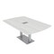 Skutchi Designs 45.25 in W, 71.5 in L, 29 in H, Engineered Wood Top, White HAR-AREC-46X72-DOU-ELEC-WHCYPRESS - alternate 1
